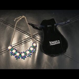 Roman‎ & Sunstone Pearl Faceted Marquise Necklace